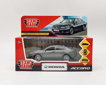 Машина Технопарк металл. Honda Accord серый (12см) откр.дв,инерц,в/к ACCORD-GY