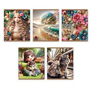 Тетрадь 48л. (клетка) SVETOCH "Микс-Чудное мгновенье" Т71 (01114) глянц.сплош.ла