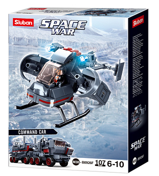 Мини-конструктор M38-B0926F Звездные воины Патрульный вертолет (107дет,1фиг)