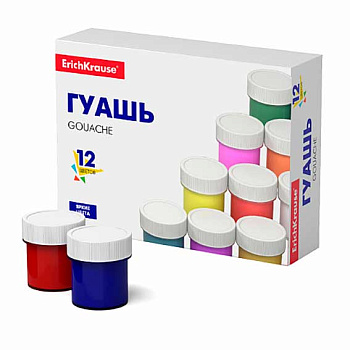 Гуашь  6цв. 17мл. EK "Basic" 50543