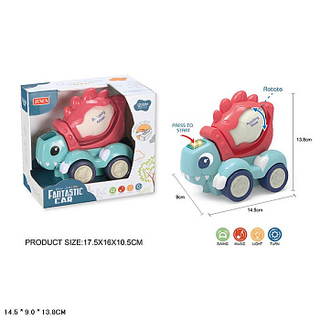 Машинка для малышей 2701 на батар свет, муз в/к
