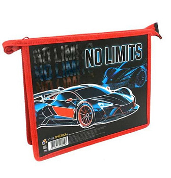 Папка д/тетрадей А5 ПЧЕЛКА ПМ-А5-29 "No Limits" на молн.,с дизайн.