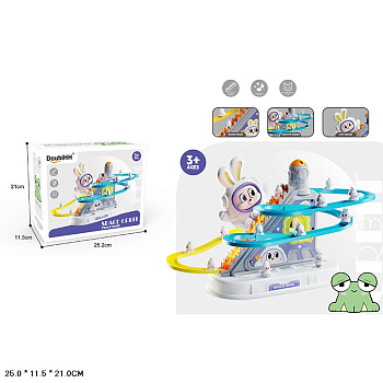 Трек-горка с лестницей зайки в/к 1026-92