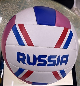 Мяч волейбольный PU (270гр) MiBalon Russia D36918/D41135