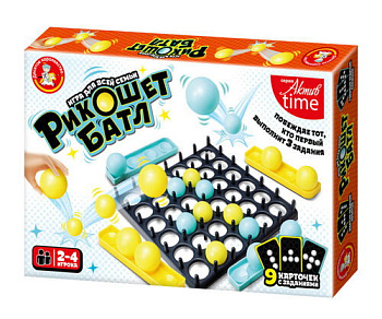 Игра Рикошет Батл (квадр.поле) Aктив time 70066 (Дес.Кор.)