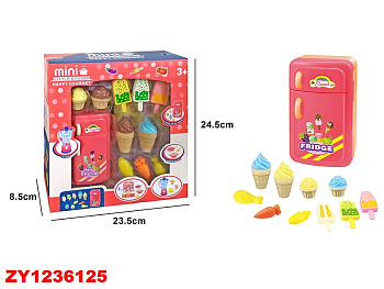 Холодильник (игрушка) 3683С на батар. со сладостями в/к
