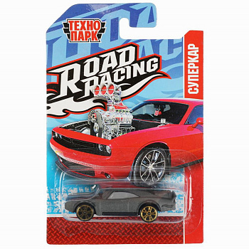 Машина Технопарк металл. Road Racing Суперкар (7,5см) в асс,блистер RR-7-0018-R