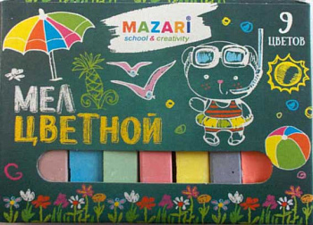 Мел  9цв. MAZARI 9005 к/к