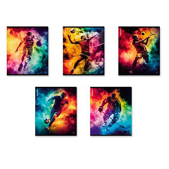 Тетрадь 48л. (клетка) EK "Champs" 64870 мат.лам.,асс.