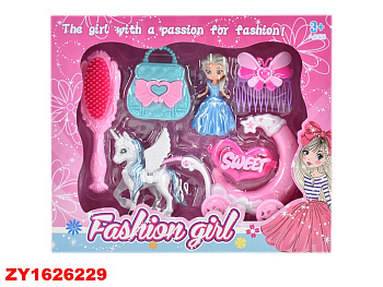 Пони с каретой SP818-16 куколка и аксесс. в/к