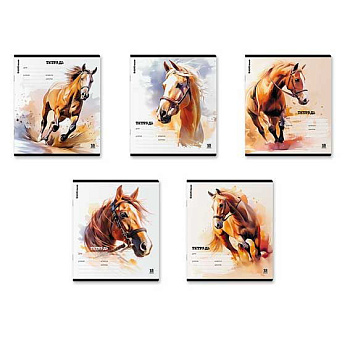 Тетрадь 18л. (клетка) EK "Wild Mane" 64844 асс.