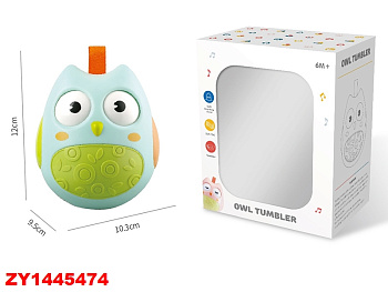 Погремушка MD2111 Сова в/к