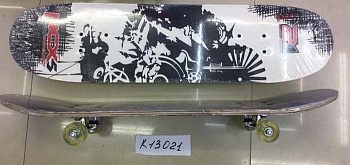 Скейт дер. 78*20см PU с рис. 3108/K13021