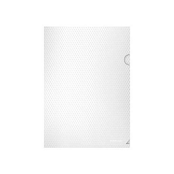 Папка-уголок А4 EK "Diamond Total White" 54873 п/прозр.,белый