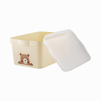 Ящик 7,5л для хранения Keeplex Happy (32х21,1х11см) Bear LA512511001 (П-Ц)