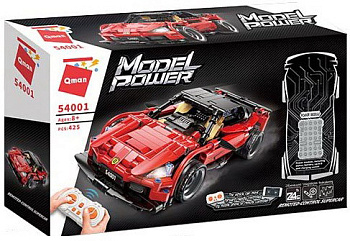 Мини-конструктор на ИК 54001 Гоночная машина (425дет) в/к