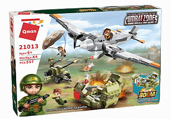 Мини-конструктор 21013/2031744 Наземно воздушное сражение (557дет) в/к