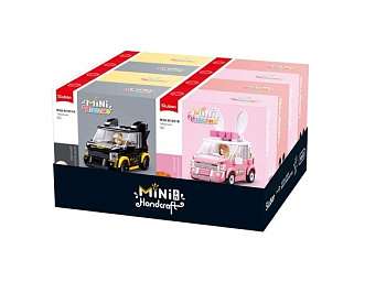 Мини-конструктор M38-B1051 Машинки (8шт/шоубокс) Цена за шт