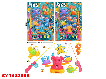 Игра Рыбалка 706-102 (2удочки крючок) на листе