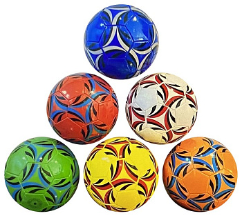 Мяч футбольный PVC (270гр) 2 слоя, 4цв. в ассорт, в/п IT108933 IT108933