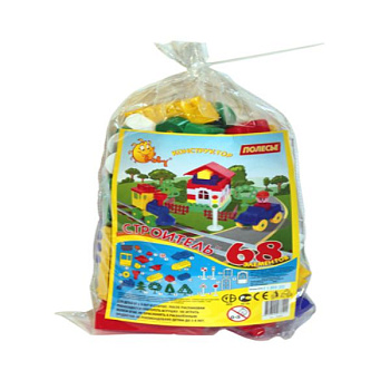 Конструктор Строитель (68эл) в/п 36094 (Полесье)