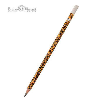 Карандаш ч/гр. пластик. BV ArtGraphix. Fun. "Леопард" 21-0050/07 HB