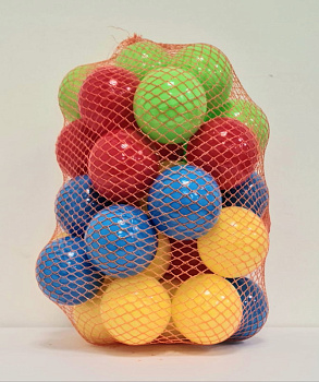 Шарики д/бассейна D60мм (40шт/уп) в/сет 3-461