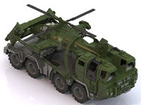 Тягач военный Щит с вертолетом 256 (Нордпласт)