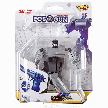 Трансформер мет. Робот-револьвер РобоGUN (21х16х5,5см) M6683-2/Л85759