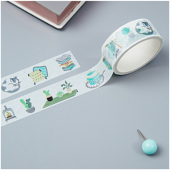 Клейкая лента декоративная MESHU "Cozy", 1,5см*3м MS_36865