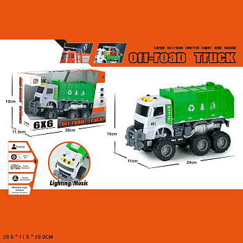 Мусоровоз DS-65 24см. свет, звук в/к