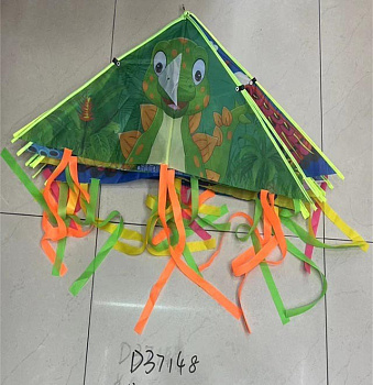 Воздушный змей 37х73см в пакете 10видов D37148