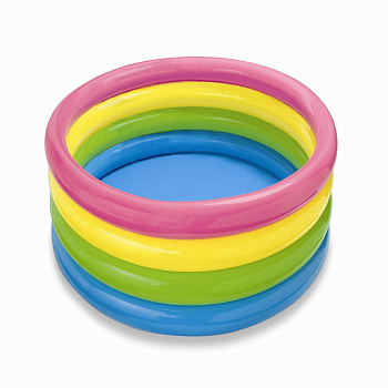Бассейн Радуга 4 кольца (168x46см) 56441NP (Интекс)