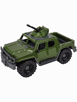 Джип Альфа Военный (без тента, хаки) И-8921