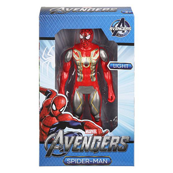 Фигурка человек паук, свет, 17*6*30см в/к B2376657-R