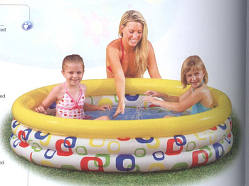 Бассейн Геометрия (168х38см) от 3лет 58449NP (Интекс)