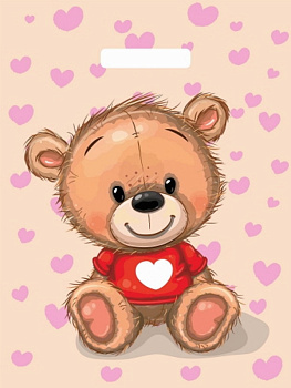 Пакет вырубной полиэтил.(29x40/35мкм) Медвежонок ВУР59025