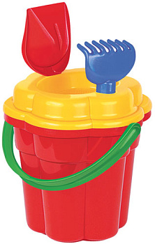 Набор № 78 (вед.бол.цв+сит-цв.бол+лопат№5+гр№5) в/сет 4772 (Полесье)