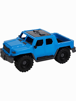Джип Альфа Городской (без тента, голубой) И-8938