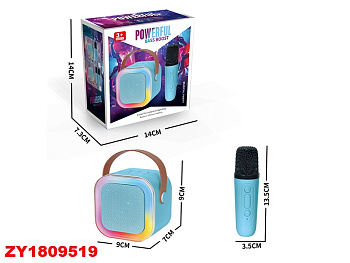 Микрофон K12-3 с колонкой для караоке в/к
