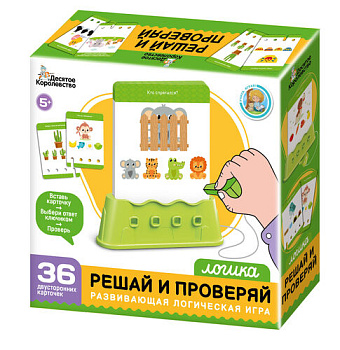 Игра Решай и проверяй Логика 70076 (Дес.Кор.)