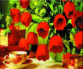 Картина алмазная мозаика (40*50) в/к M17623