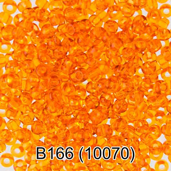 Бисер ГАММА круглый 2 10/0 2,3мм 5гр. 1-й сорт B166 янтарный ( 10070 )