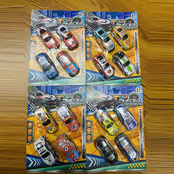 Набор автомобилей DX06-A1-A4 (4шт) на листе