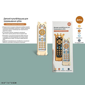 Игрушка пульт TT620 "Котик" развивающий в/к