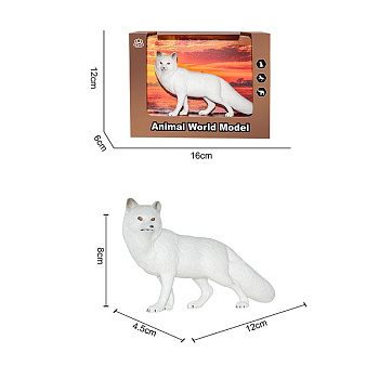 ПВХ песец полярный JZ-21-1 (12*8) в/к