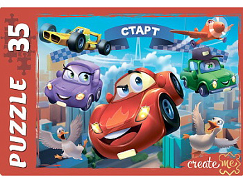 Макси-пазлы (35эл) Крутой вираж №15 ПУ35-3855