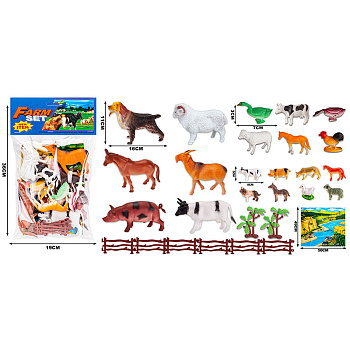 Набор "Домашние животные" H639 (19шт) в пакете