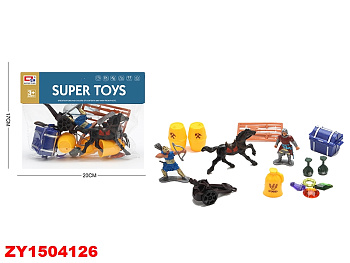 Набор "Рыцари" 0810-37 (2шт) в поисках сокровищ в пакете