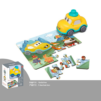 Автомобильчик-мини 406 с пазлами в/к